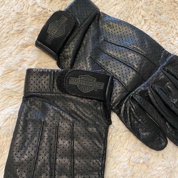 Men’s Harley Davidson Leather gloves. - Picture 4 of 4